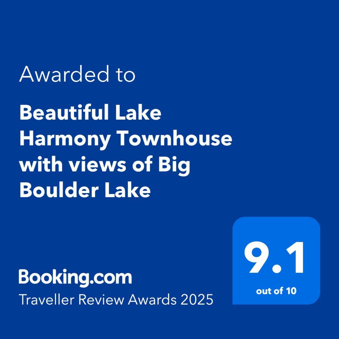 Beautiful Lake Harmony Townhouse At Big Boulder Lake And Ski Area מראה חיצוני תמונה